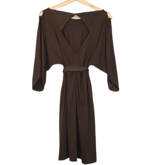 Miss Me MM Couture Open Back Sheath Dress Sash Tie - Picture 4 of 6